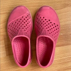 Toms pink slip on Romper shoe in size 9